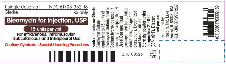 PRINCIPAL DISPLAY PANEL - 15 Unit Vial Label