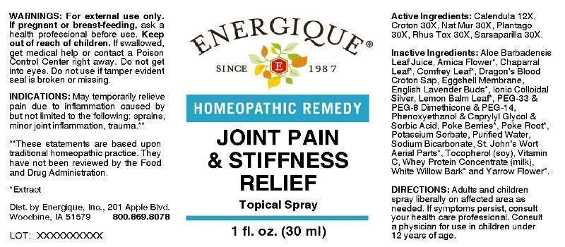 Joint Pain & Stiffness Relief