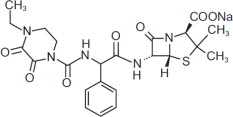 Chemical Structure of Piperacillin Sodium
