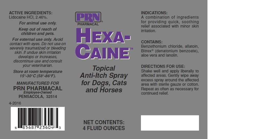 Hexacaine Bottle Label