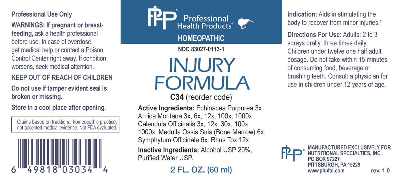 INJURY  FORMULA