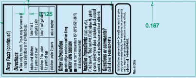 Bottle Label Back