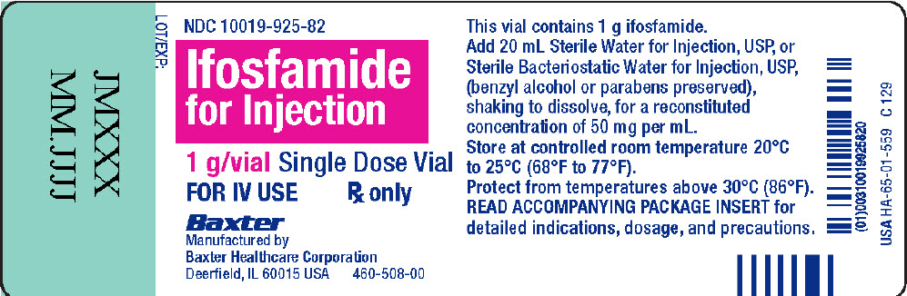 Ifosfamide Representative Container Label