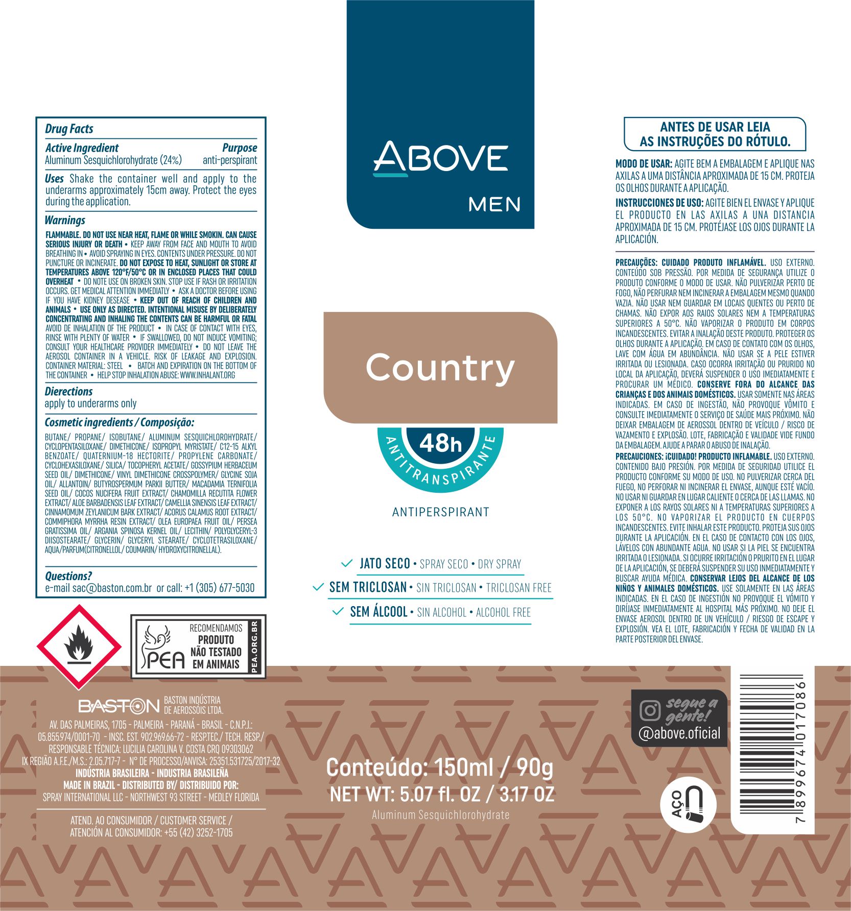 PACKAGE LABEL PRINCIPAL COUNTRY