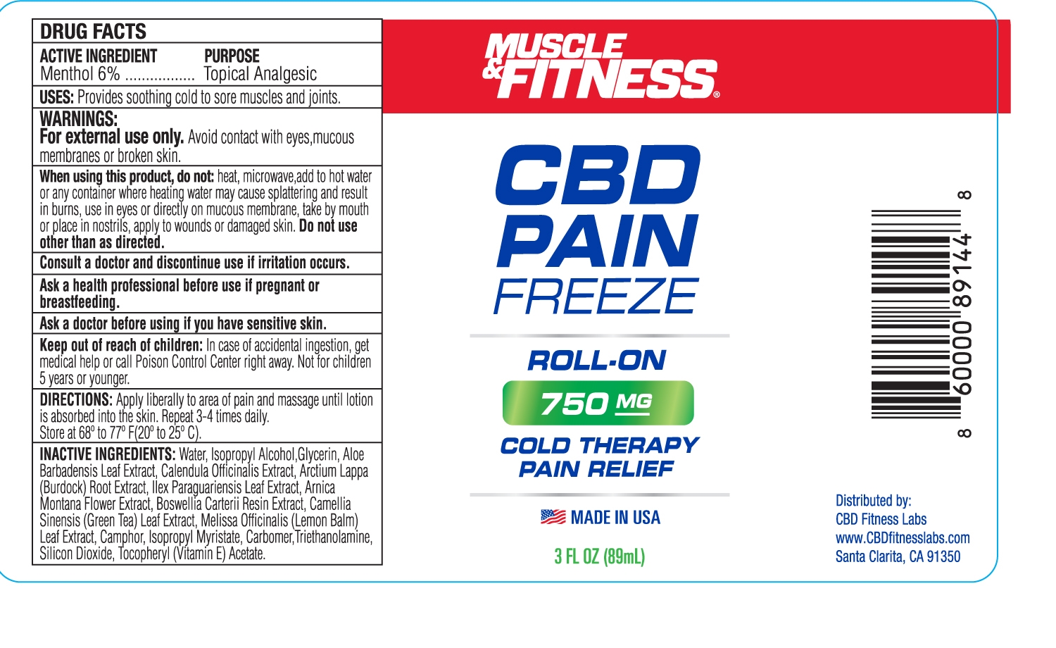 Pain  Freeze roll-on