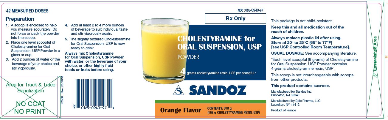 Cholestyramine-Orange