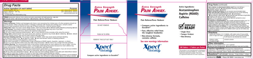 Pain Away Label