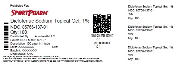 PACKAGE LABEL-PRINCIPAL DISPLAY PANEL - 1% w/w tube Label (100 g Bottle)