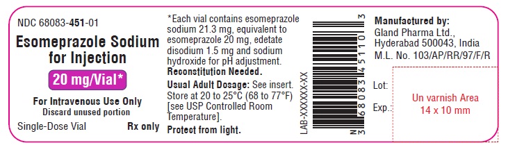 Esmoperazole-20mg-Vial-Label