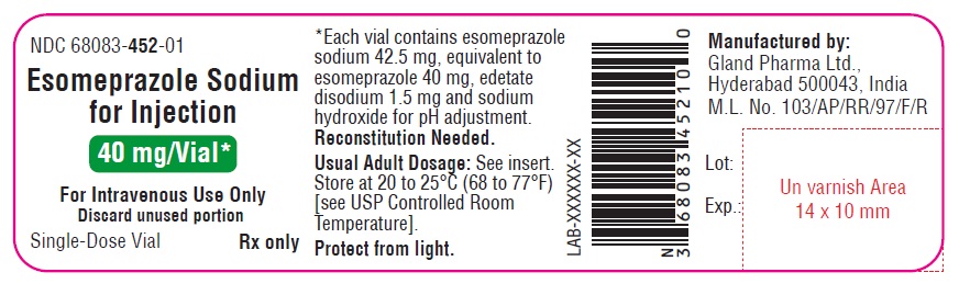 Esmoperazole-40mg-Vial-Label