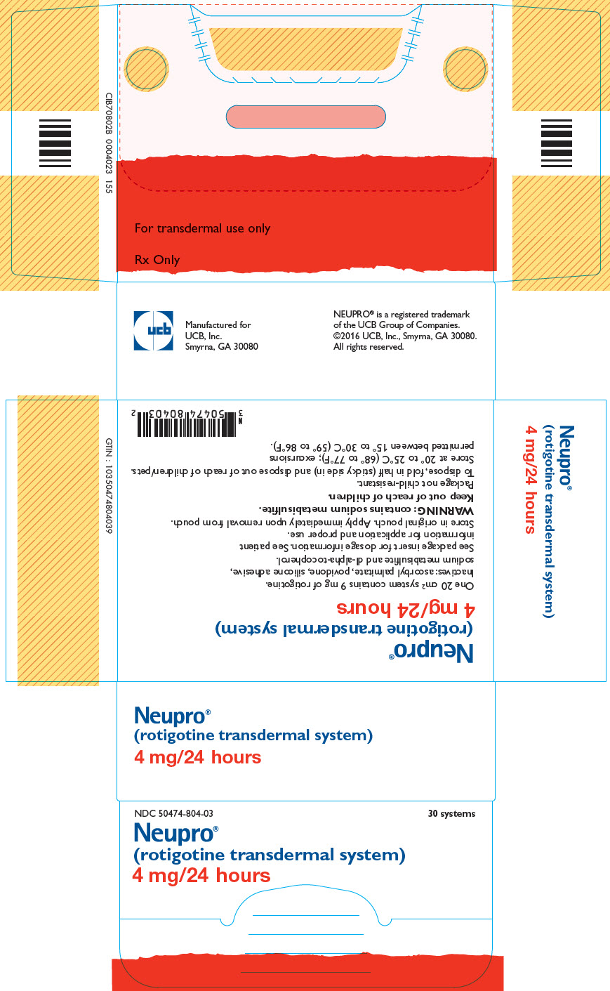 PRINCIPAL DISPLAY PANEL - 4 mg Pouch Carton