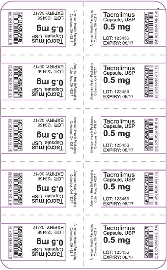 0.5 mg Tacrolimus Capsule Blister