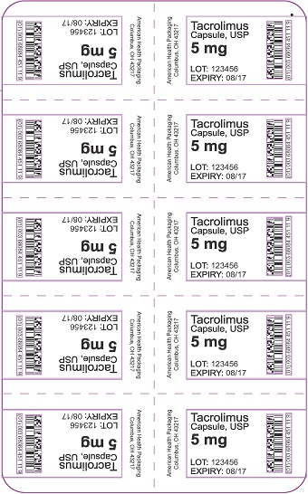 5 mg Tacrolimus Capsule Blister
