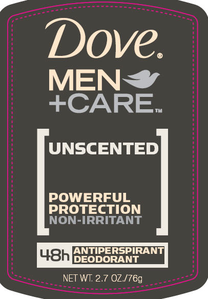 Dove MenplusCare Unscented front 2.7 oz PDP