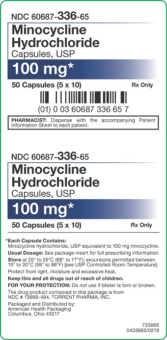 100 mg Minocycline HCl Capsules Carton