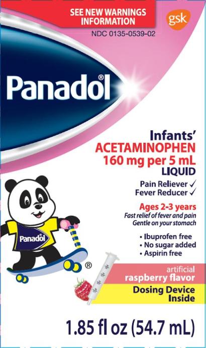 Panadol Infants 1.85 fl oz carton