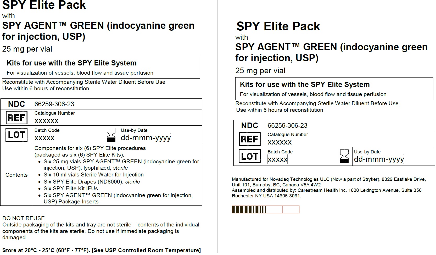 SPY Elite Pack Label