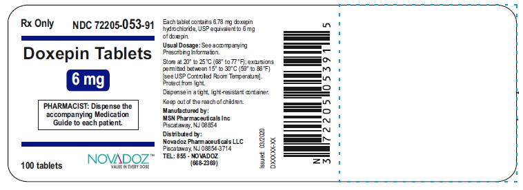 doxepin-tabs-6mg-100s-container-label