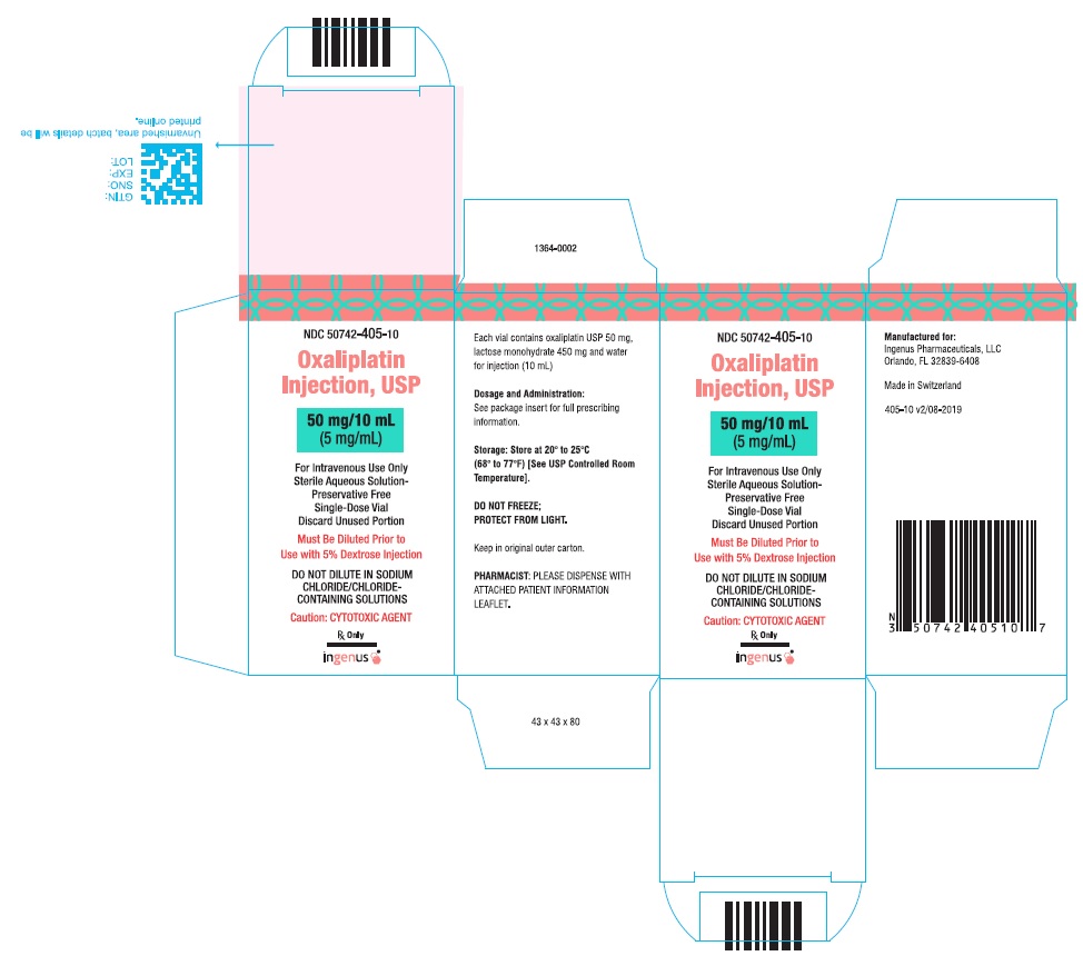 Oxaliplatin Injection, USP 50 mg/10 mL - Carton Label