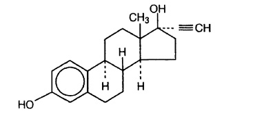 Ethinyl Estradiol structural formula