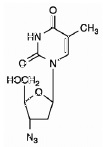 Zidovudine structure