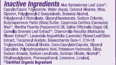 Inactive ingredients