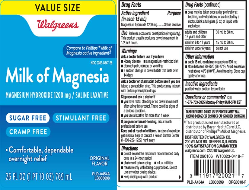 MILK OF MAGNESIA- magnesium hydroxide suspension