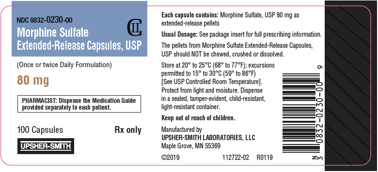PRINCIPAL DISPLAY PANEL - 80 mg Capsule Bottle Label