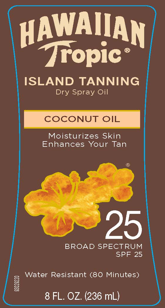 HAWAIIAN TROPIC ISLAND TANNING BROAD SPECTRUM SPF 25 avobenzone