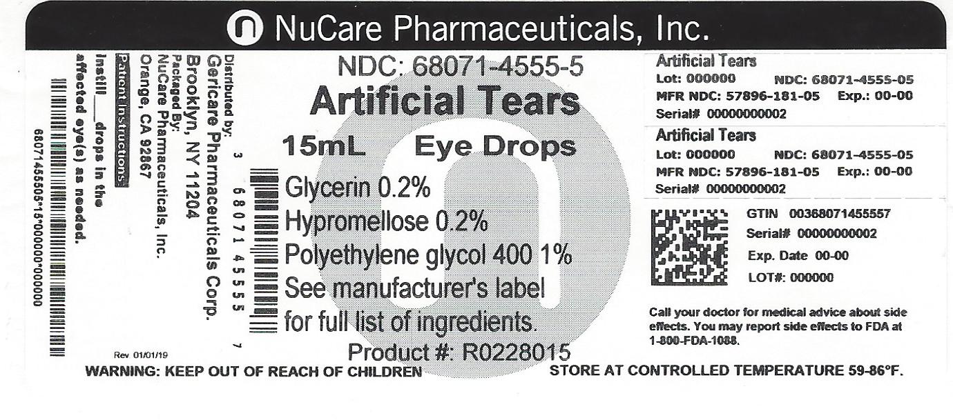 ARTIFICIAL TEARS- glycerin solution/ drops