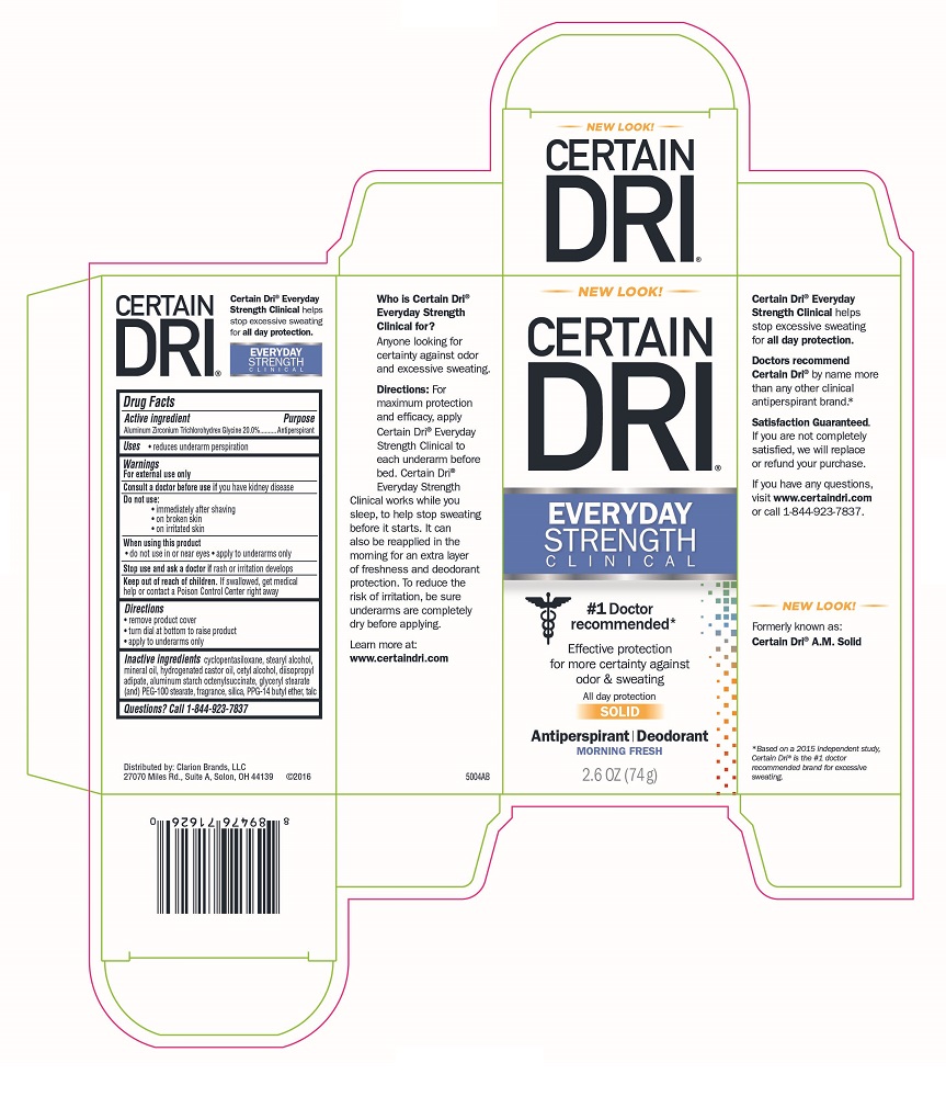 CERTAIN DRI EVERYDAY STRENGTH CLINICAL carton