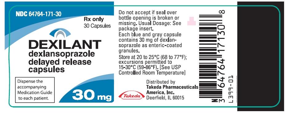 PRINCIPAL DISPLAY PANEL - 30 mg Capsule Bottle Label