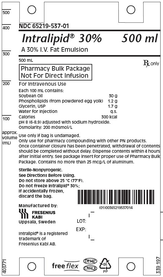PACKAGE LABEL - PRINCIPAL DISPLAY - Intralipid 500 mL Container Label
