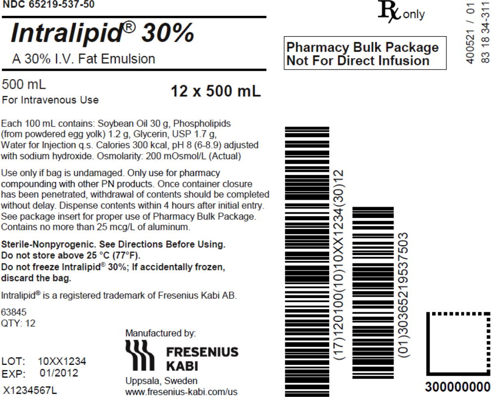 PACKAGE LABEL – PRINCIPAL DISPLAY – Intralipid 500 mL Shipper Label
