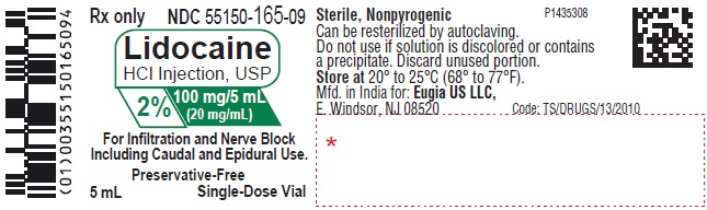 PACKAGE LABEL-PRINCIPAL DISPLAY PANEL - 2% 100 mg/5 mL (20 mg/mL) - 5 mL Container Label