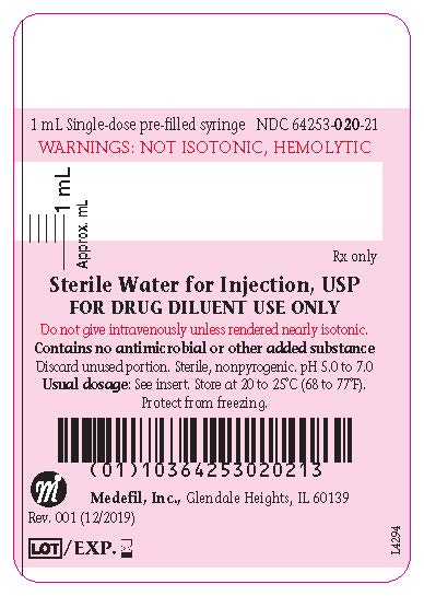 Syringe Label 1 mL