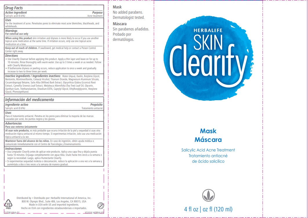 HERBALIFE  SKIN  Clearify  Mask  Salicylic Acid Acne Treatment  4 fl oz (120 ml)