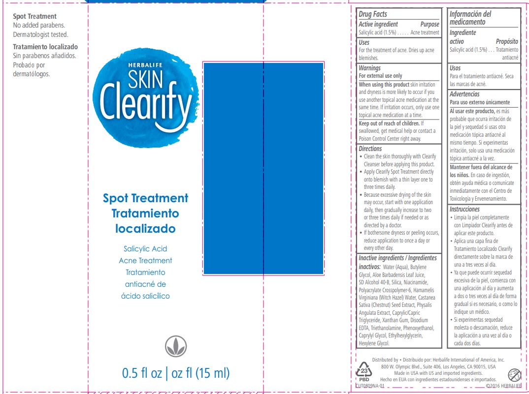 HERBALIFE  SKIN  Clearify  Spot Treatment  Salicylic Acid Acne Treatment  0.5 fl oz (15 ml)