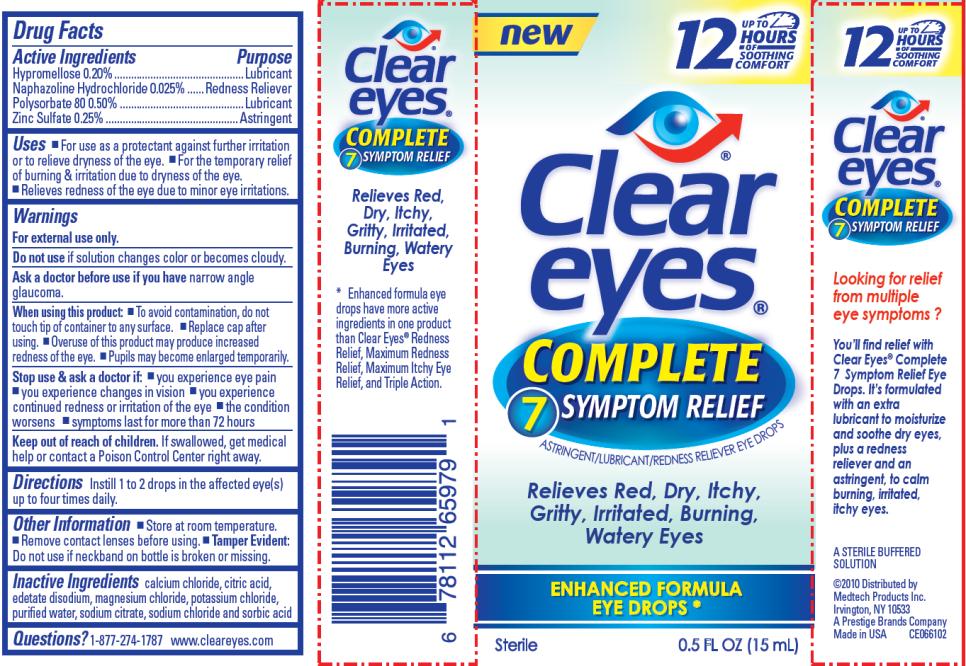 PRINCIPAL DISPLAY PANEL
Clear Eyes Complete
0.5 FL OZ (15 mL)