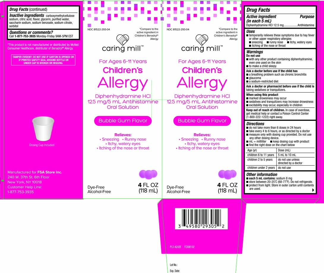 Diphenhydrame HCl 12.5 mg