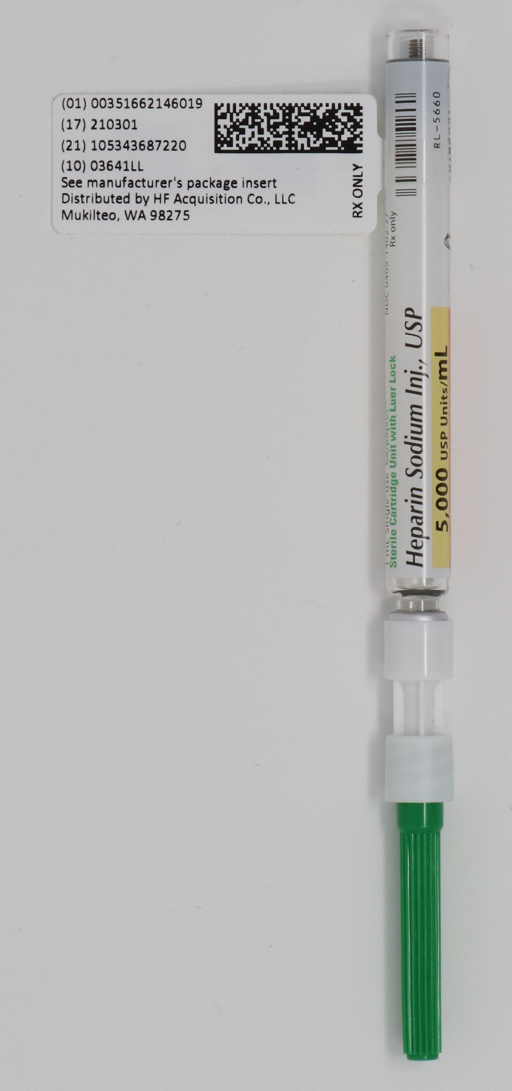  SERIALIZED SYRINGE CARTRIDGE LABELING