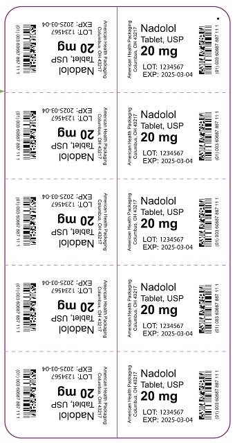 20 mg Nadolol Tablet Blister