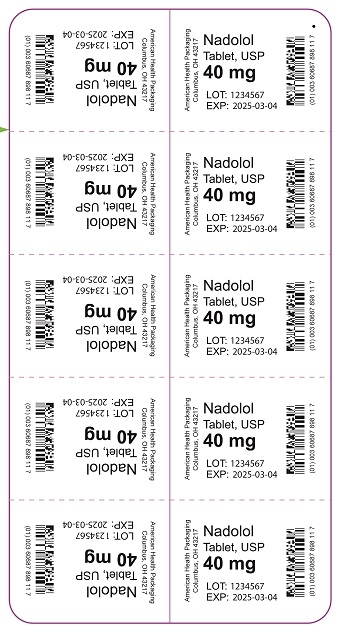 40 mg Nadolol Tablet Blister