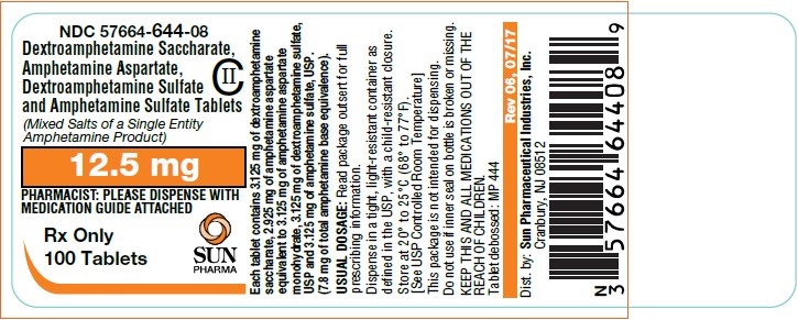 PRINCIPAL DISPLAY PANEL - 12.5 mg Tablet Bottle Label