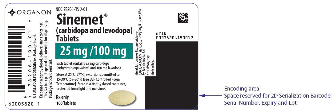 PRINCIPAL DISPLAY PANEL - 25 mg/100 mg Tablet Bottle Label