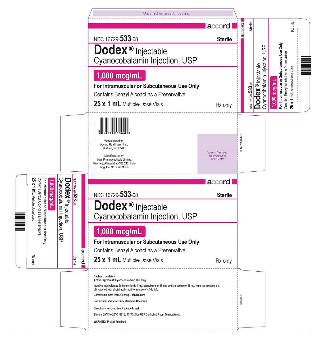 PRINCIPAL DISPLAY PANEL - 25 X 1 mL vial Carton