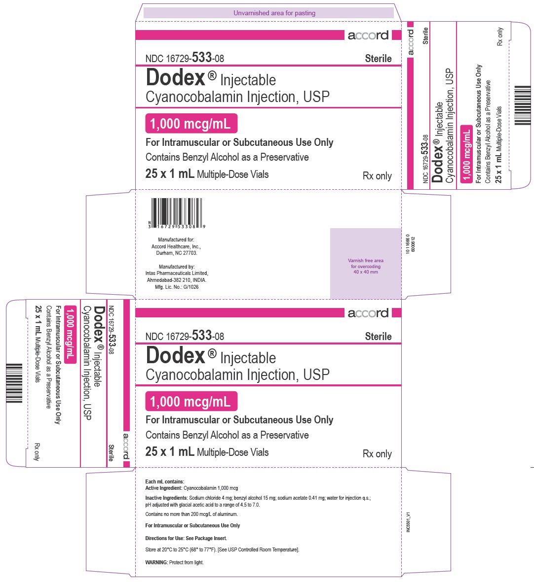 PRINCIPAL DISPLAY PANEL - 25 X 1 mL vial Carton