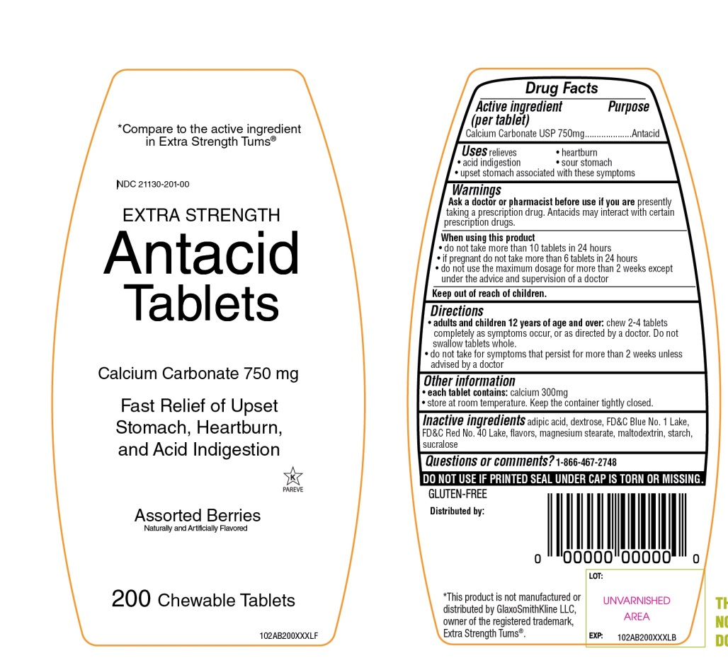 Extra Strength Antacid Tablets 200 counts