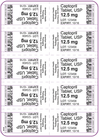12.5 mg Captopril Tablet Blister