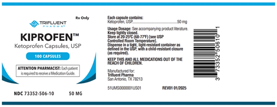 PRINCIPAL DISPLAY PANEL - 50 MG Capsule Bottle Label